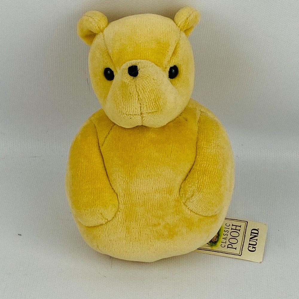 Gund Classic Pooh Winnie‎ the Pooh 6" Plush Chime Ball Room Decor Stuffed Toy